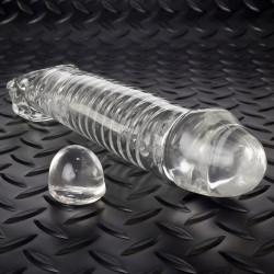 Oxballs Gaine pour pénis Muscle Oxballs 24 x 5 cm transparente